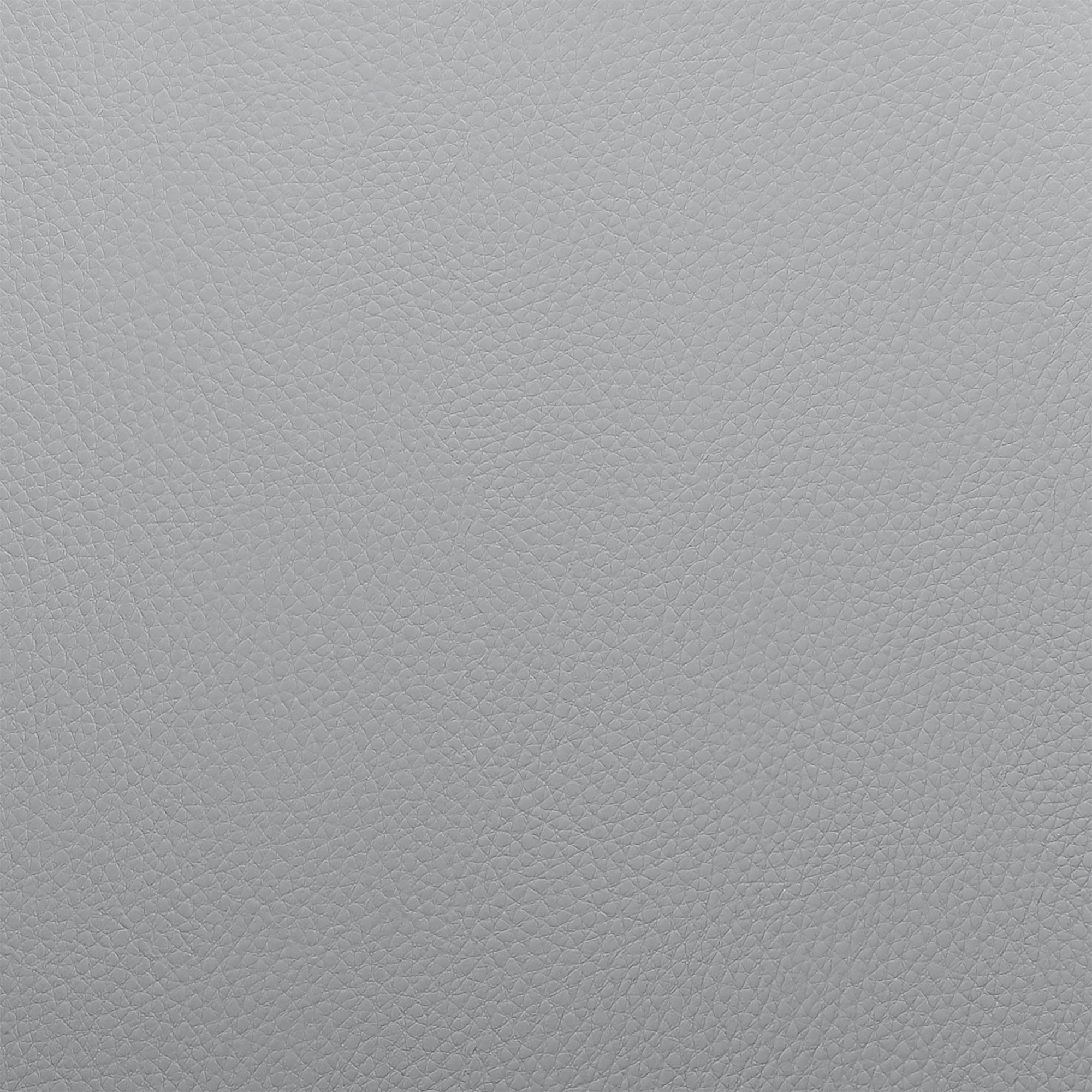 Gray Faux Leather Black Base Adjustable Modern Bar Stool