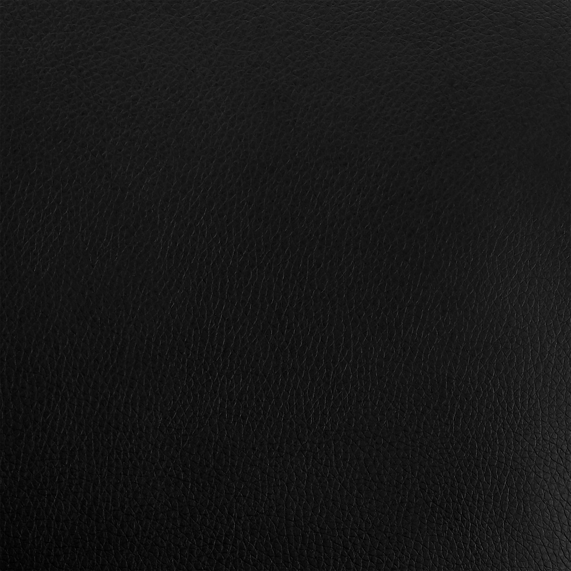 30" Black on Black Faux Leather Comfy Swivel Bar Stool