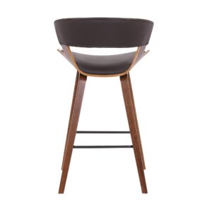 18' X 23' X 33' Black And White Leatherette Accent Chair