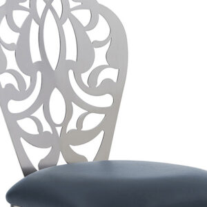 30" Espresso and Black Saddle Style Counter Height Bar Stool
