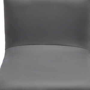 30" Espresso and Carmel Saddle Style Counter Height Bar Stool