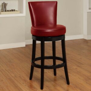 Set of Two Black and Chrome Scoop Counter Stools