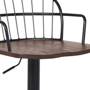 20' X 19' X 41' 2pc Black And Antique Black Bar Chair